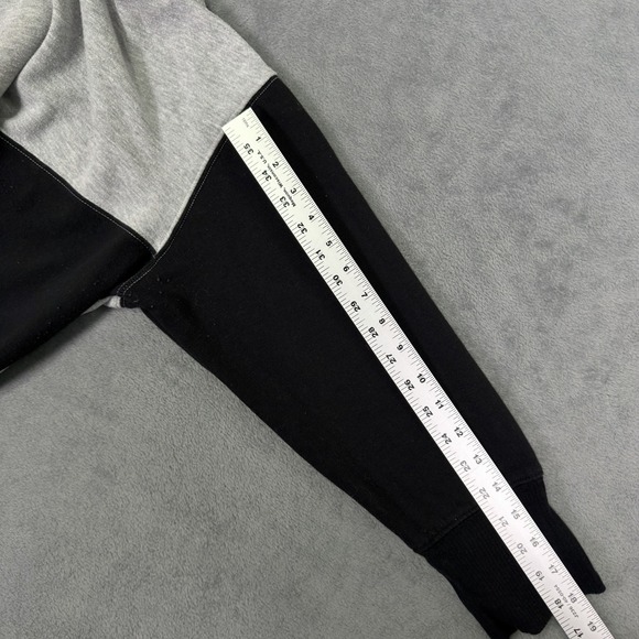 Maurices Sweater Womens 2X Gray Pink Color Block Long Sleeve Pullover Stretch - Picture 5 of 8